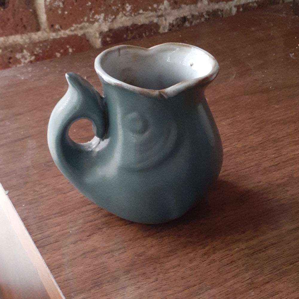 Hand crafted fish vase